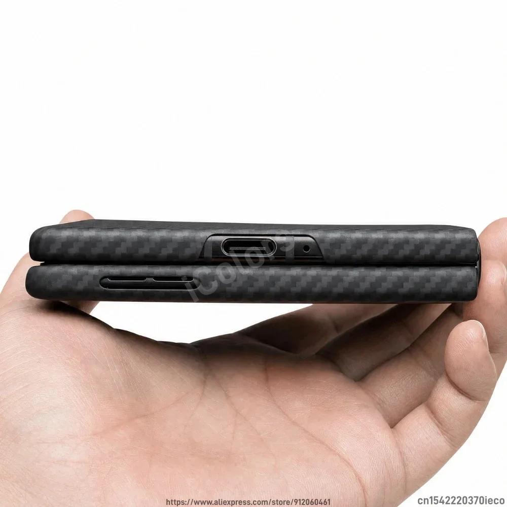 For Motorola Razr Fold Aramid Carbon Fiber Case Magnetic with MagSafe Ultra Thin Lightweight Armor Protective Cover