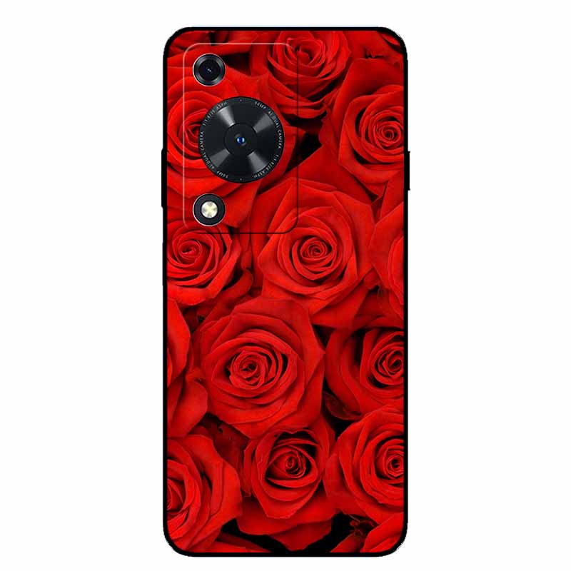 Phone Case For Huawei Nova Y63/ Y72S Case Animal Soft TPU Silicone Back Cover Case For Huawei Nova Y72S TPU Black Funda Nova Y63
