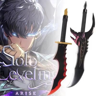 Anime Solo Leveling Kanata Espada de Madeira Mizushino Shun Tamanho Real Acessórios de Cosplay Faca Katana Japonesa Sabre Samurai Brinquedo Infantil