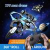2025 New Fighter Quadcopter Drone Stunt Light RC Aircraft Four Channel Hovering Alta Altitude Rolling Special Effect