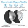 10 Pcs Windproof Magnetic Shower Curtain Weights Silicone Wrapped Magnetic Tablecloth Clips Avoid Blowing Around
