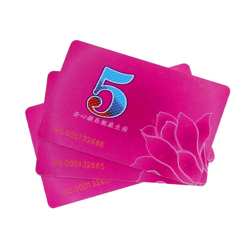 Chip Coin Card: Waterproof PVC Casino & Mahjong Voucher Chip