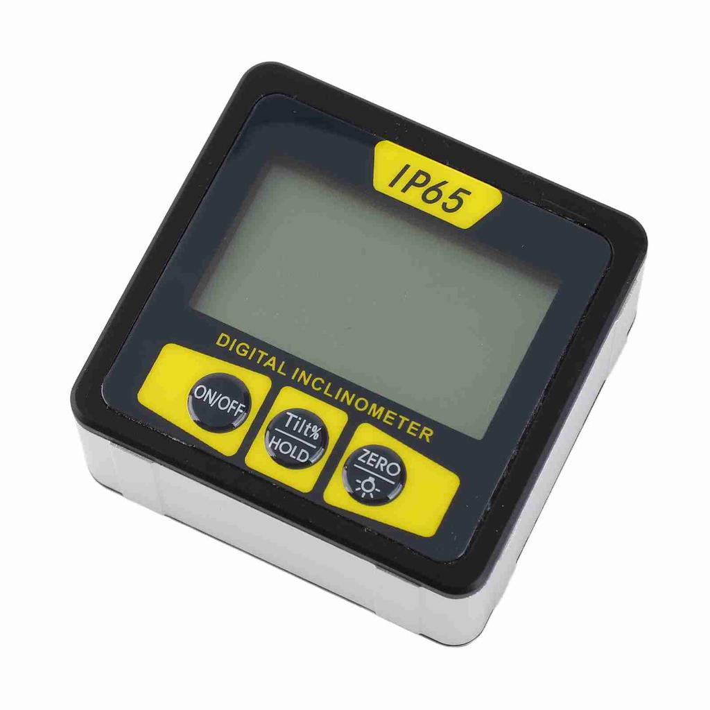 Magnetic Digital Level and Angle Finder Versatile Mini Inclinometer LCD Display with Backlight Bevel Gauge IP65 Water