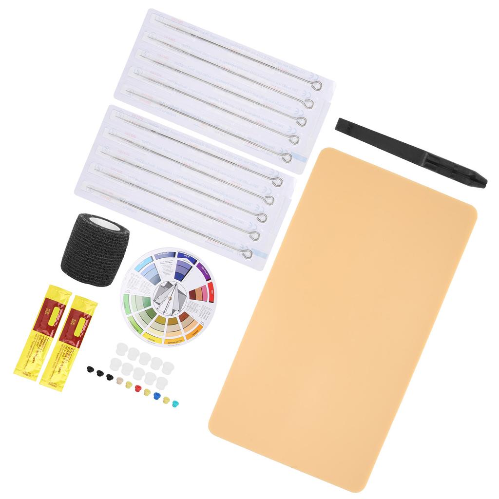 DIY Tattoo Hand Pen 7RL Tattoo Needle Practice Skin Bandage Repair Agent Tattoo Kit