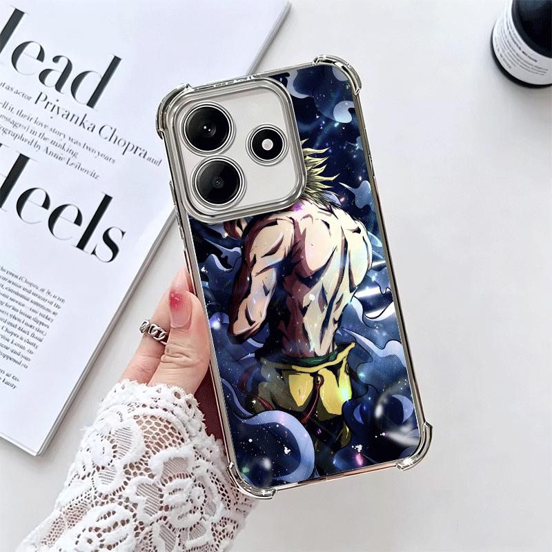 JoJo Adventure Dio Diego Brando Soft Phone Case For Xiaomi Redmi Note 14 15 Pro Plus 13 12 11S 11T 5G 10 9S 9 Plating Anti-Fall