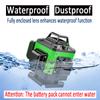 360Degree Crosshair Self Tuning Explosion-Proof Waterproof Green Light 8-Line Infrared Laser Level Vertical Line Horizontal Line