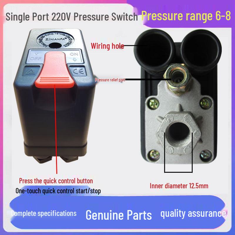 Year Fa Horizontal Air Compressor Pressure Switch Controller