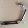 Retro-Style Front Section Exhaust Pipe for CG125 with Accessories