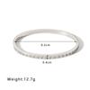 Stainless Steel Bangle Gold Color Sleek Openable Bracelets For Women 4mm 6mm Hand Accessory