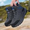 Fashion High Quality Leather Hiking Shoes Durable Outdoor Sport Men Trekking Leather Shoes Lace-Up Climbing Hunting Sneakers