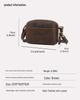 Retro Crazy Horse Leder Herren Umhängetasche - Echte Rindsleder Schulter Messenger Tasche