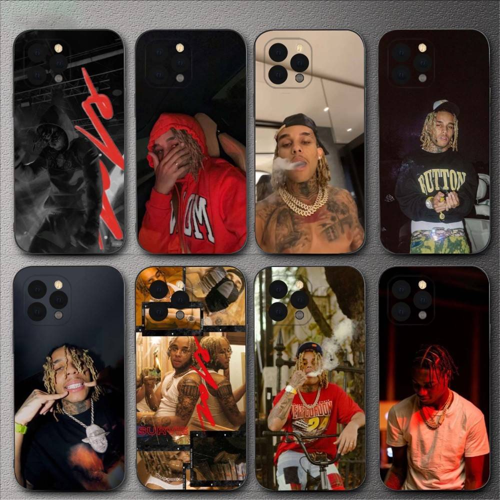 Z-Zola Rapper Phone Case For iPhone 16,15,14,13,12,11,XS,XR,X,8,7,Pro,Max,Plus,mini Silicone Black Cover
