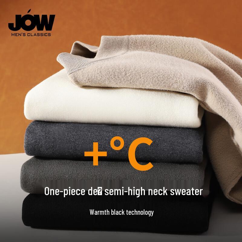 

JOW Men s Turtleneck Thick Knit Sweater 3XL