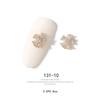 2pieces 3D Metal Zircon Nail Art Jewelry Japanese Nail Decorations Top Quality Zircon Crystal Manicure Zircon Diamond Charms