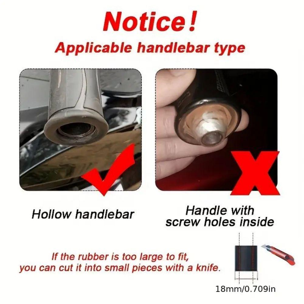 2 pieces of Motorcycle handlebar plug retrofit aluminum plug, upgrade your car