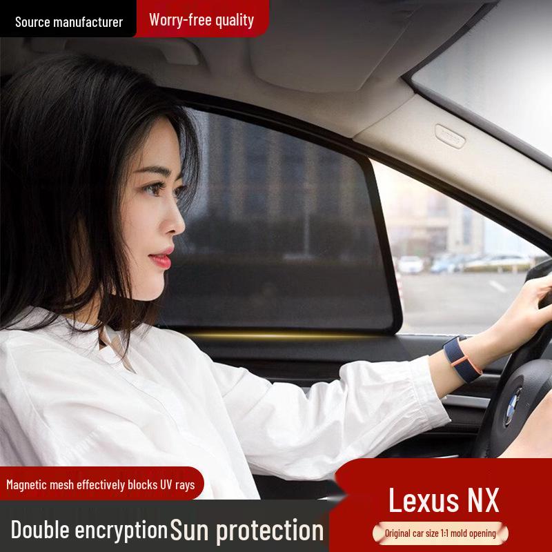 Lexus NX Magnetic Sunshade Mesh for Side Window UV and Heat Protection