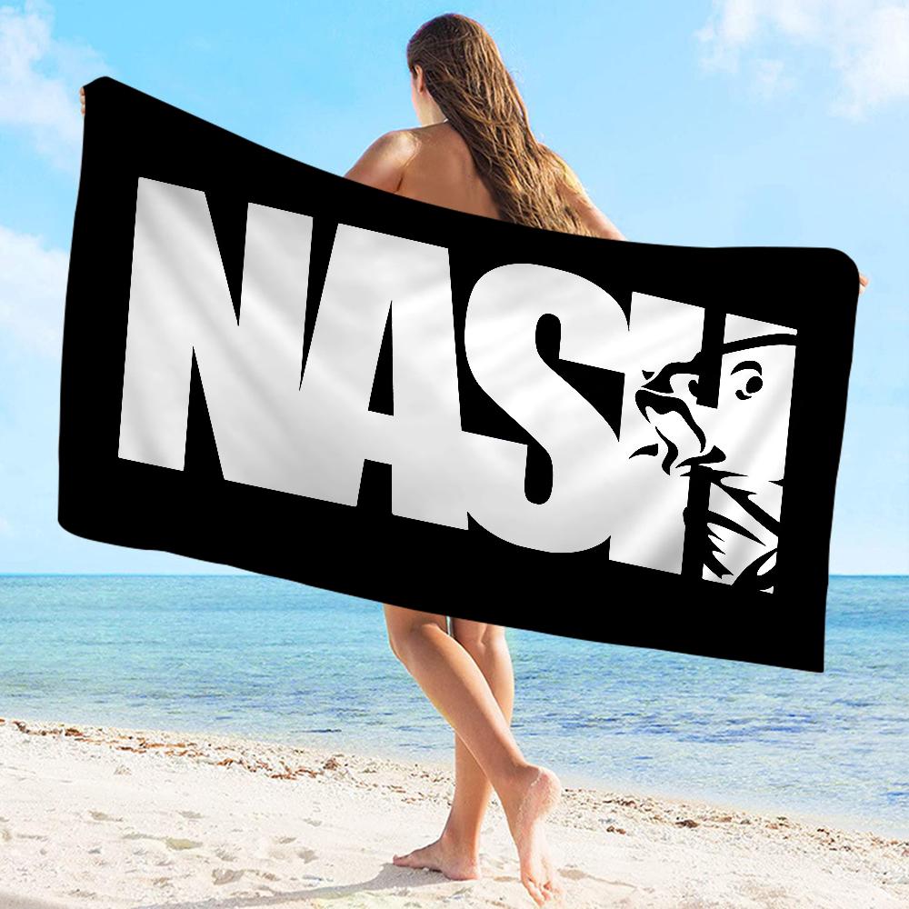Nash Angelhandtuch Mikrofaser Strandtuch Saugfähig Schnelltrocknend Weich Yoga Schwimmen Resort Bergsteigen Handtuch