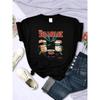 Sushi Squad Family Printed Women Short Sleeve Harajuku Casual Tee Clothing Breathable Trend Female T-Shirts