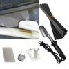 Portable Plastic Welding Kit for Bumper Kayak Repairs Wire Mesh 15/20/50 Black White Plastic Rods 50W Iron