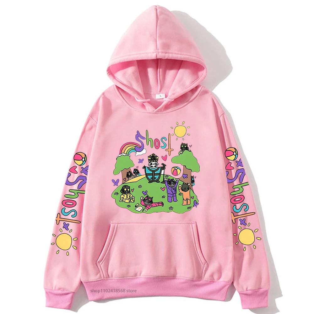 Ghost Music Band Graphic Hoodies Long Sleeve Mens Sweatshirts Hooded Streetwear Women Casual Male Kawaii Clothes