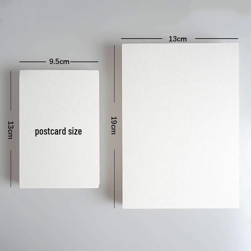 Artist-Grade 300g Cotton Watercolor Postcard Paper - Medium Texture for Professional Art
