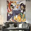 Bleach Wall Tapestry Aesthetic Wall Hanging Printed Fabric Blanket Decorative Tapestries for Bedroom Living Room Home Decor