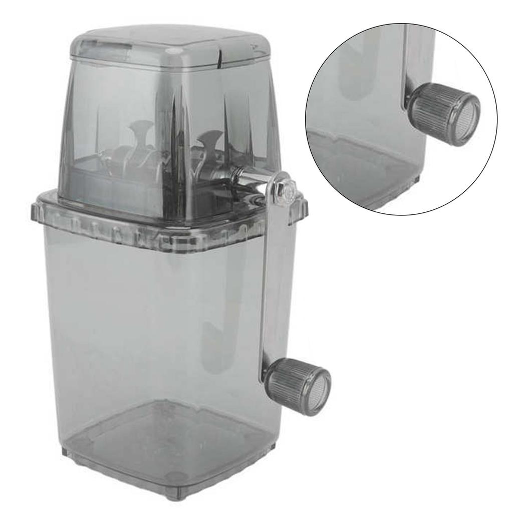 Mașină Portabilă de Gheață Pisată 1.25L Acționată Manual DIY Manuală pentru Gheață Pisată pentru Casă Exterior