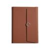 A5 Three-fold Loose-leaf Notebook with Card Slot and Receipt Holder for Office Meetings
