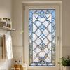 Gebrandschilderd Glasfolie Geometrische Patronen Raamstickers Decoratieve Regenboog Statische Glassticker