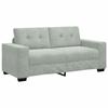 VidaXL Loveseat Sofa Light Grey 140 Cm Velvet, Two-seater Sofa, Divan, Living Room Seat, Sofa, Upholstered Sofa, 4105122