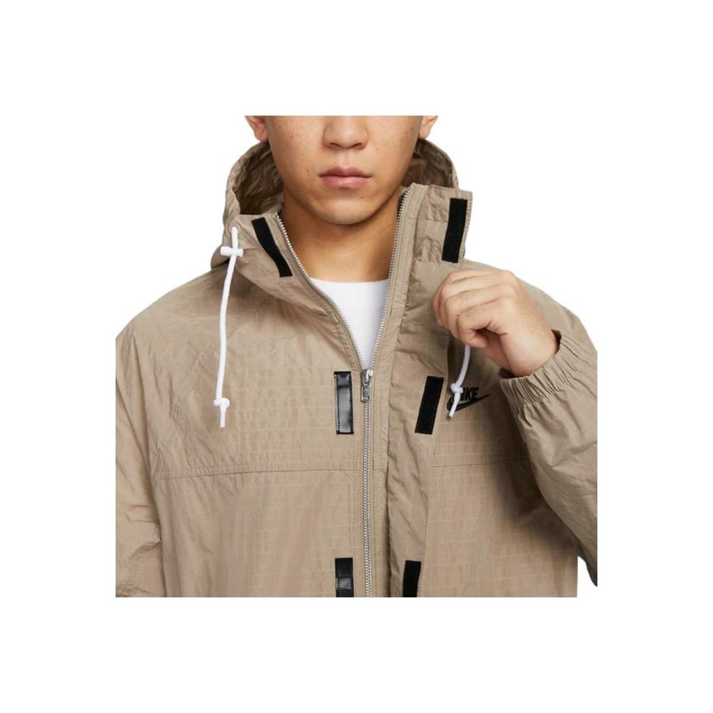 Nike Printed Casual Sports Jacket Men Tops Khaki FN3109-247