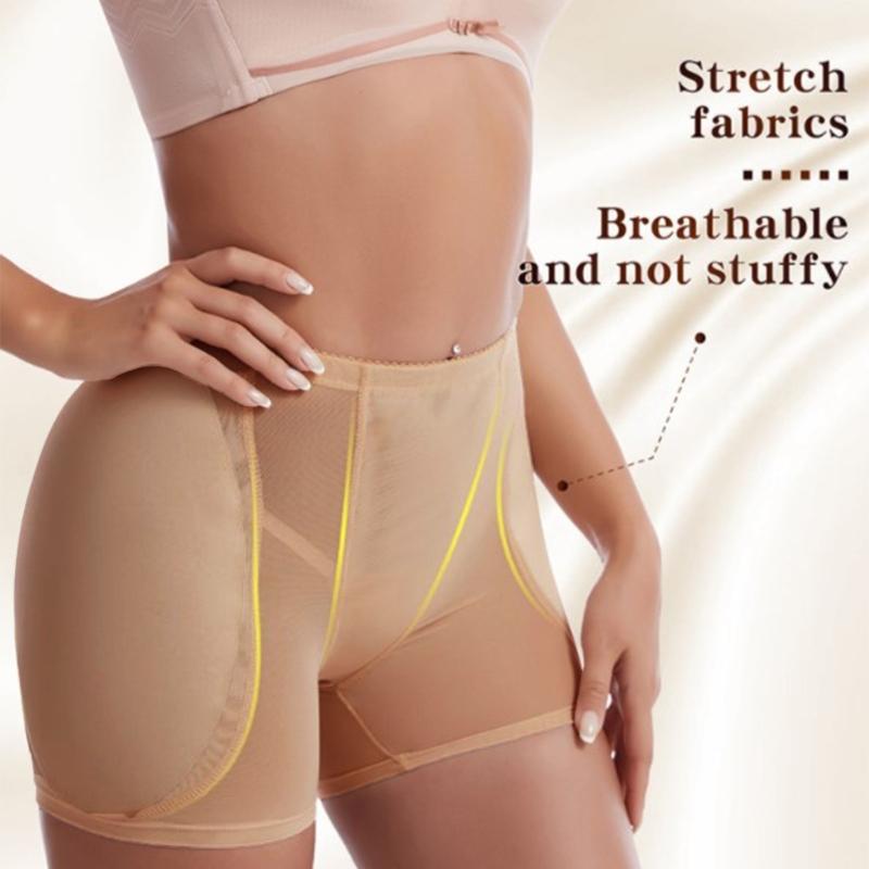 Padded Hip Enhancer for Women Shapewear Butt Lifter Underwear Push Up Panties High Waist Tummy Control Mesh Body Shaper