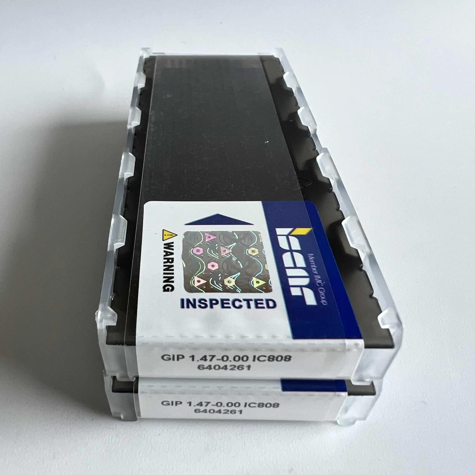 

ISCAR / GIP1.47-0.00 IC808 /Industrial indexable carbide inserts 10 Pcs