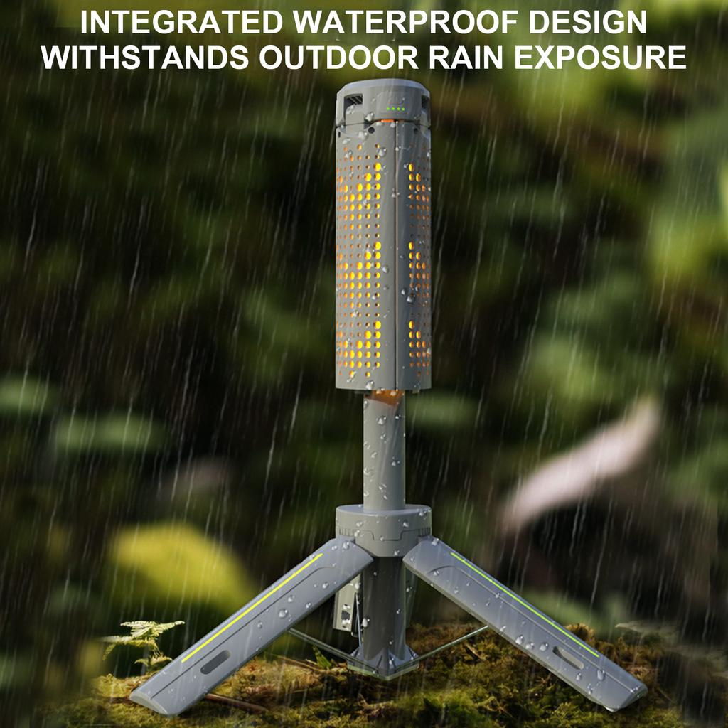 8000mAh Telescopic Waterproof Flashlights 1000 Lumens Type C Fast Charge Multi Modes Hiking Fishing Travel Emergency