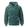 Autumn and Winter American High Street Plush Hooded Men's Sweatshirt Men's Sweatshirt