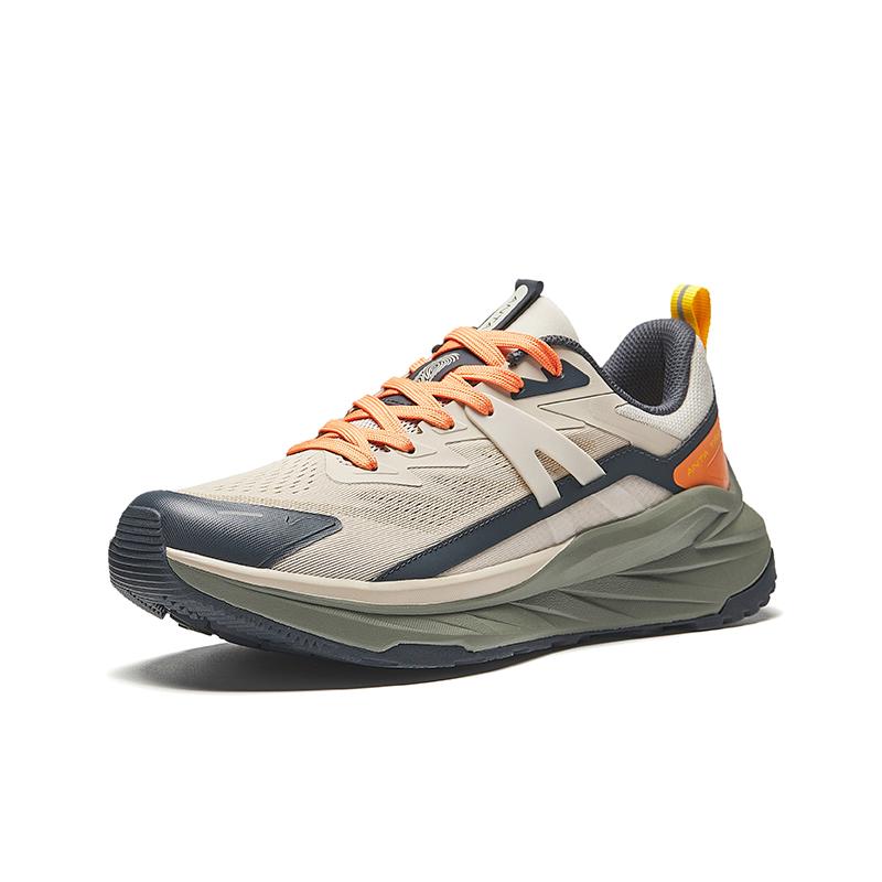 Anta Comfortable Versatile Non-Slip Wear-Resistant Shock Absorbing Low-Top Casual Running Shoes Men Sneaker Light-Blue Green 912435506-3