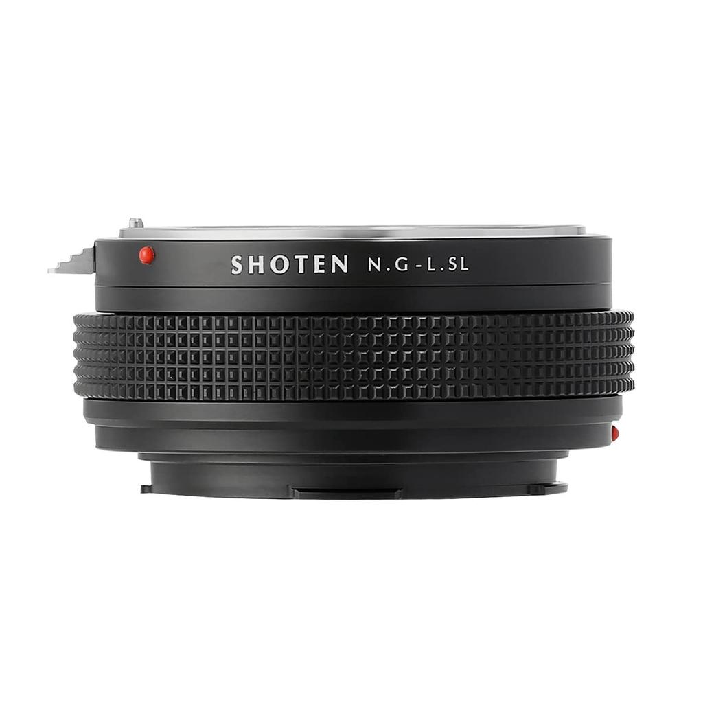 SHOTEN Mount Adapter Lens to Leica with Aperture Ring NFG-LSL (Nikon F-Mount (G-Type Compatible) SL/L-Mount)