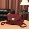 Small square bag new women's bag handbag simple texture niche shoulder bag Korean version trendy fashion messenger bag