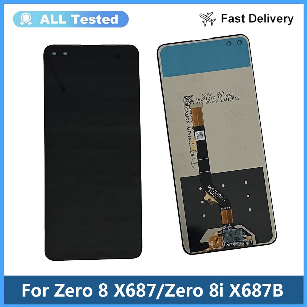 

LCD Screen and Digitizer Full Assembly For Infinix Zero 8i X687B