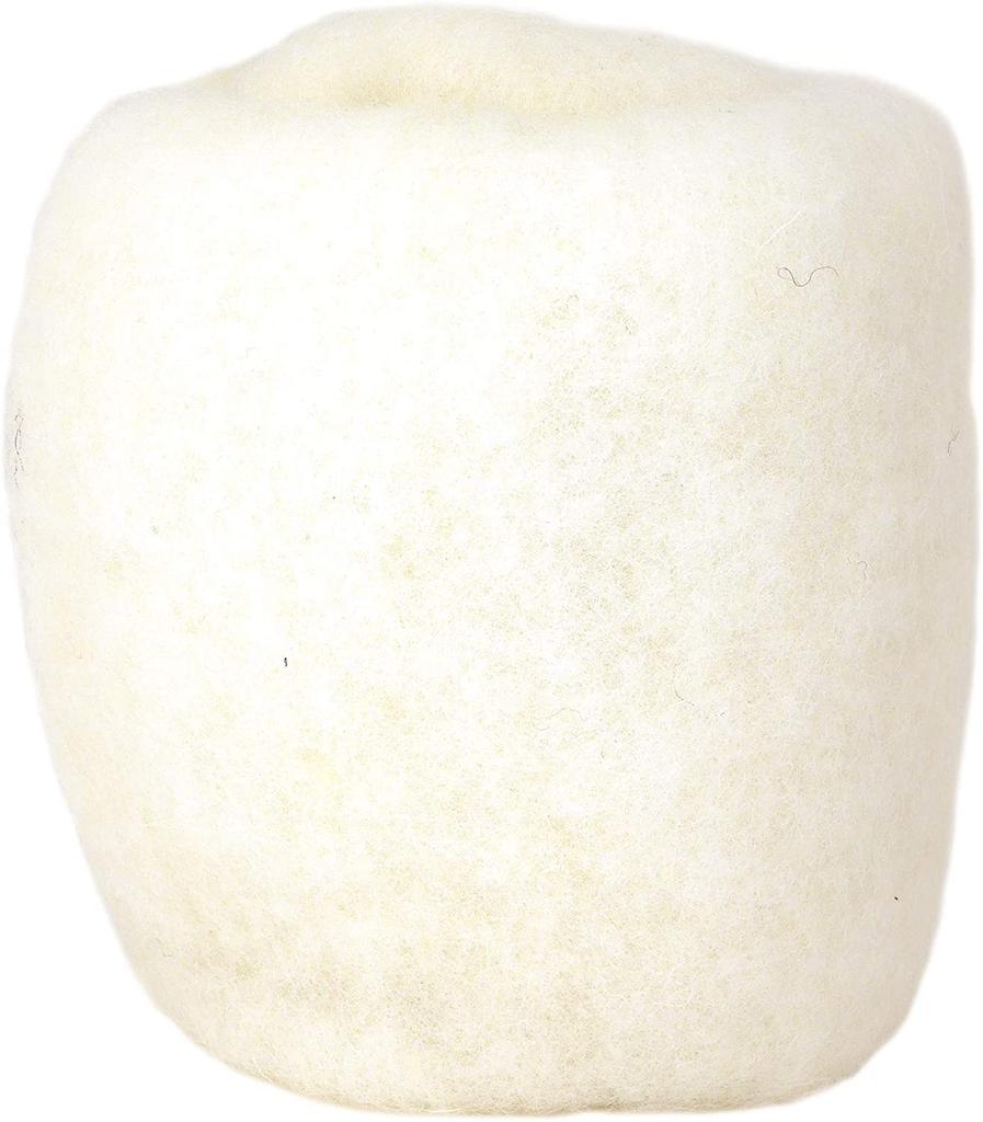 Hamanaka Needle-Dyed Wool Felt, White, 30g, H440-003-317