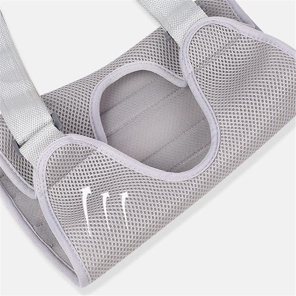 Écharpe de bras avec plaques en alliage d'aluminium, Support réglable pour main gauche et droite, épaule luxée pour bras cassé