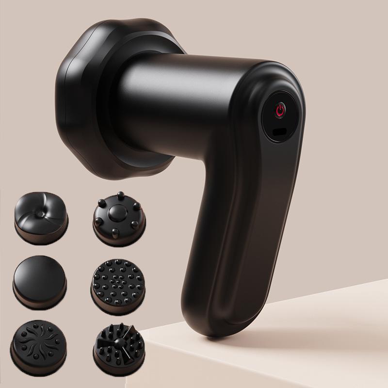 6pcs/set Electric Body Massager Neck Back Shoulder Body Sculpting Machine Cordless Handheld Cellulite Massage Device Beauty Tool