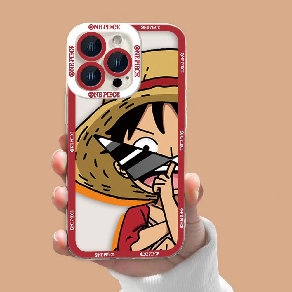 One P-Piece Luffys Zoros Clear Phone Case For Samsung A73 A72 A71 A57 A56 A55 A54 A53 A52 A51 A36 A35 A33 A32 A26 A23 A22 Case