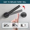 2025 New Double Column Stainless Steel Roll Holder Removable Wall Mounted Toilet Paper Holder Wall Mounted Toilet Paper Holder