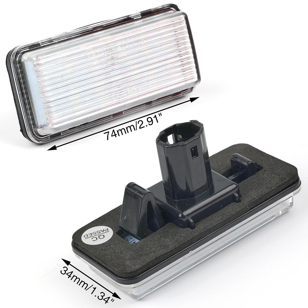 2x Error Free 18LED Car Number License Plate Light For Toyota Land Cruiser 100 Land Cruiser 200 Prado 120 for Lexus LX470 GX470