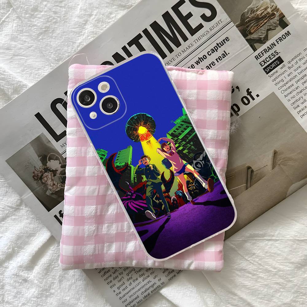 D-Dandadan Anime Transparent Soft Phone Case For iPhone 15 12 14 16 17 13 Plus 11 Pro Max 13 Pro