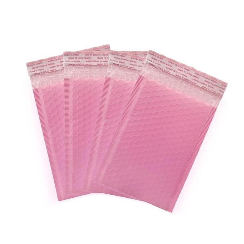 1Pc Pink Purple Blue Bubble Mailers Padded Envelopes Self Seal Padded Envelopes Gift Bags Black Packaging Envelope Wholesale