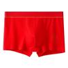 5 piezas Calzoncillos Bóxer de Algodón para Hombre Antimicrobiano Rojo Ropa Interior para Celebraciones de Boda Año de la Suerte Calzoncillos para Hombre Ajuste Cómodo XL XXL 3XL 4XL