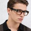 Anti Blue Light Reading Glasses Men Retro Square Glasses Frame Fashion Men Eyewear Hand Made Eyelasses