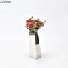 Stainless Steel Specular Vase Creative Geometric Flower Pots Desk Decoration Flowers Arrangement Vases Room Aesthetic Decor